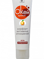 Гель-лубрикант  Окей  с ароматом абрикоса - 50 гр. Биоритм LB-20006 с доставкой 