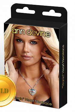     TITANIC Heart Necklace Ann Devine DIA-33-GLD   